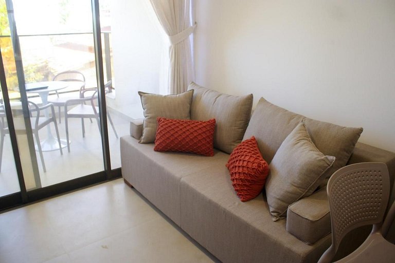 apartamento pé na areia da praia do do Maceió frente ao mar
