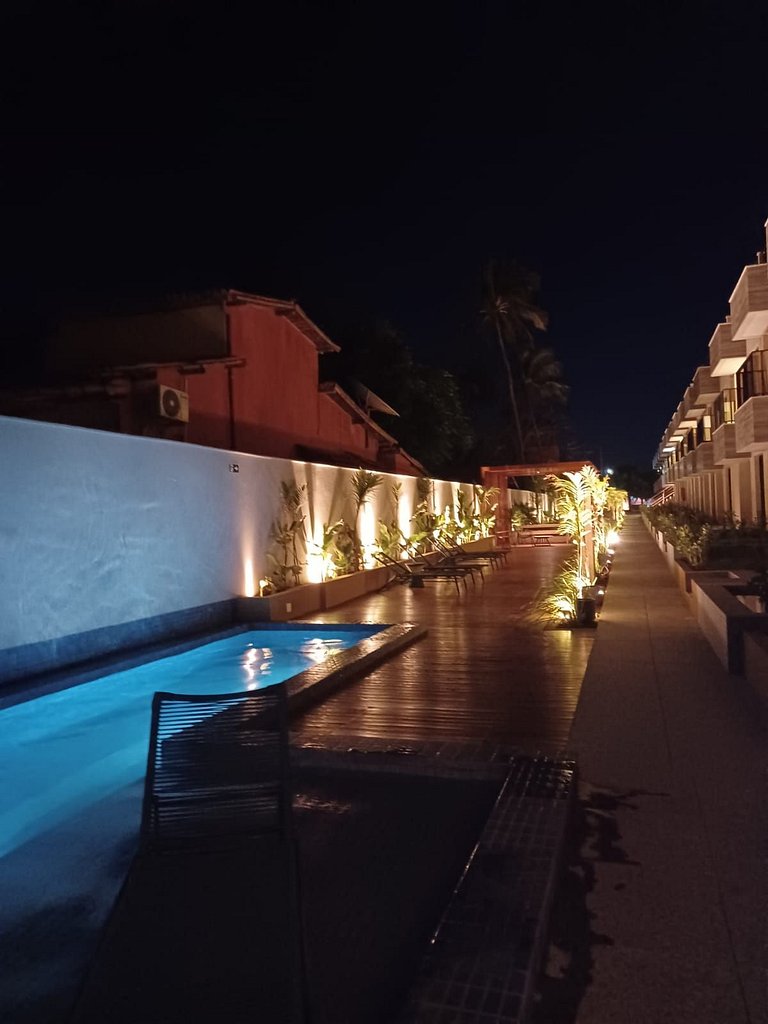 apartamento pé na areia da praia do do Maceió frente ao mar