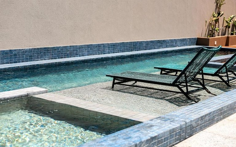 apartamento pé na areia da praia do do Maceió frente ao mar