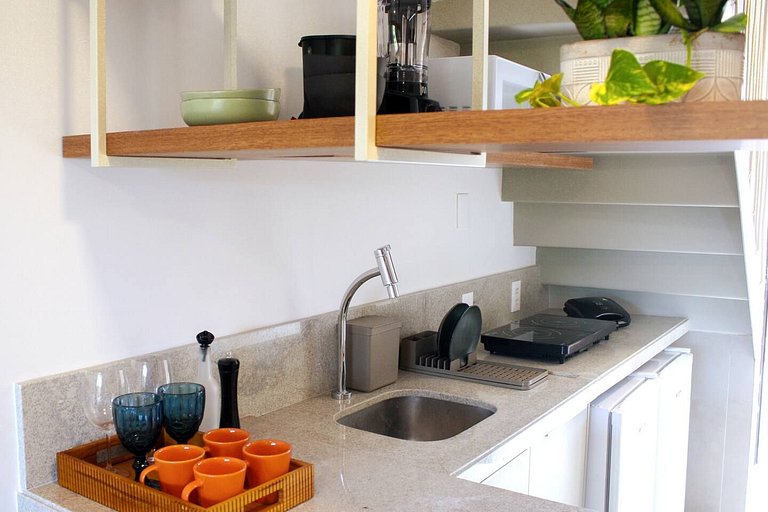 apartamento pé na areia da praia do do Maceió frente ao mar