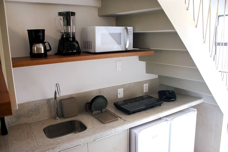 apartamento pé na areia da praia do do Maceió frente ao mar