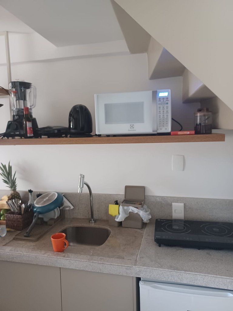 apartamento pé na areia da praia do do Maceió frente ao mar