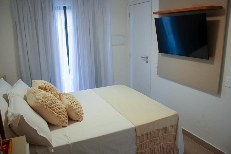 apartamento pé na areia da praia do do Maceió frente ao mar