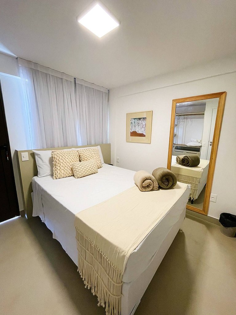 apartamento pé na areia da praia do do Maceió frente ao mar