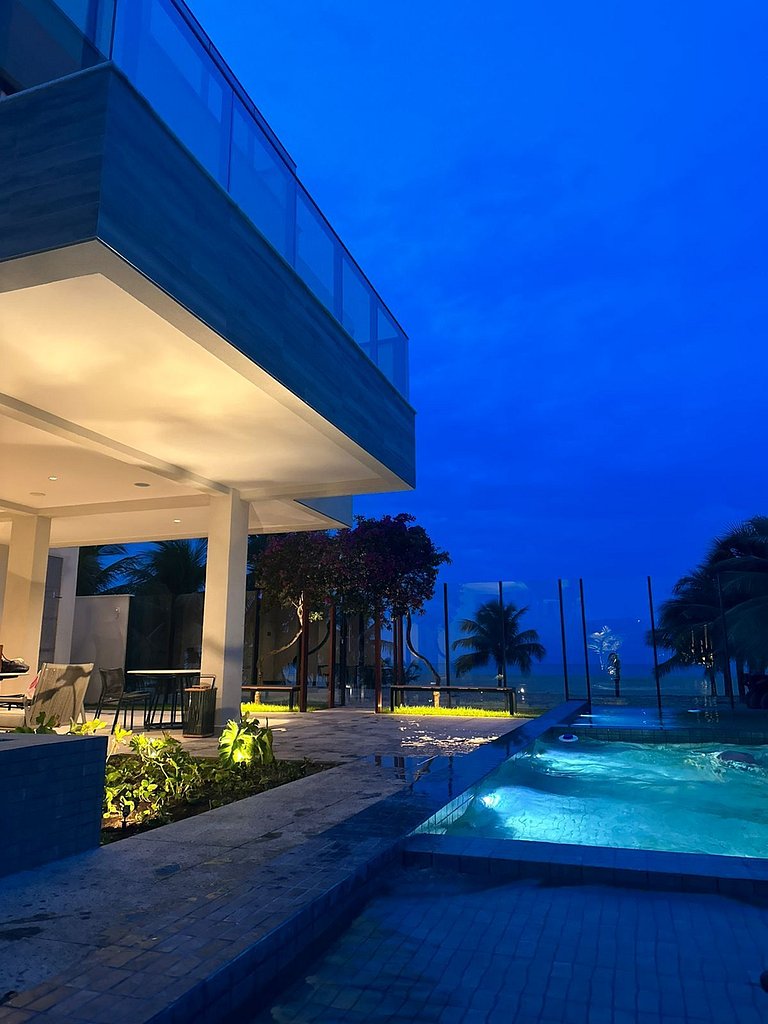 apartamento pé na areia da praia do do Maceió frente ao mar