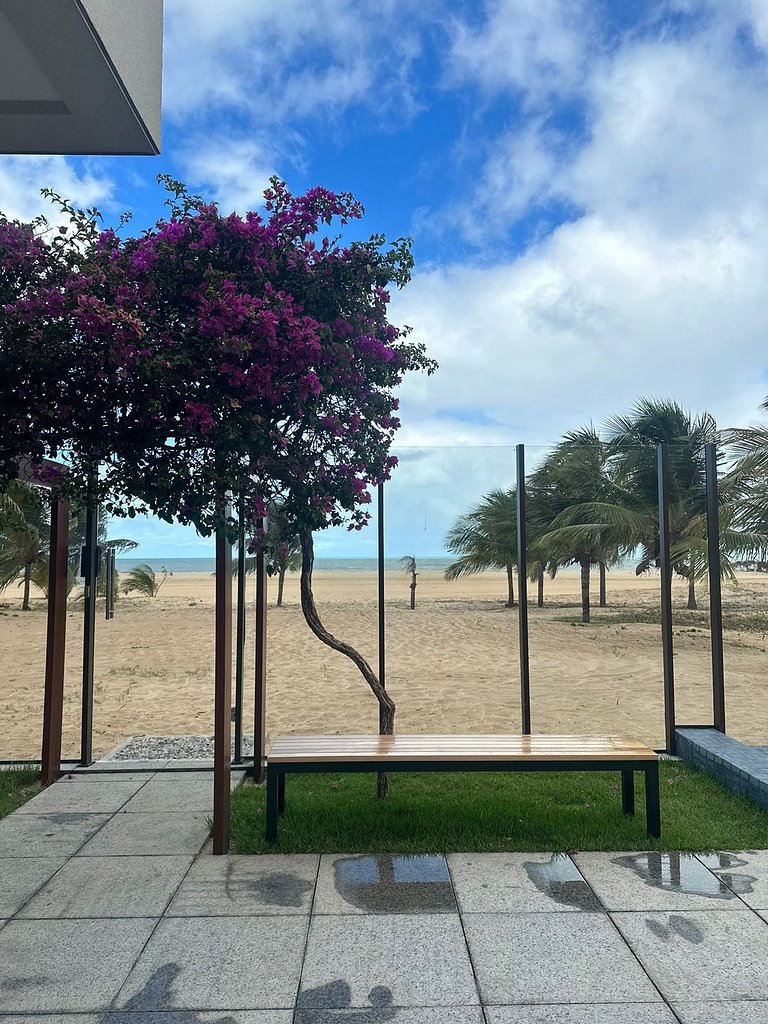 apartamento pé na areia da praia do do Maceió frente ao mar