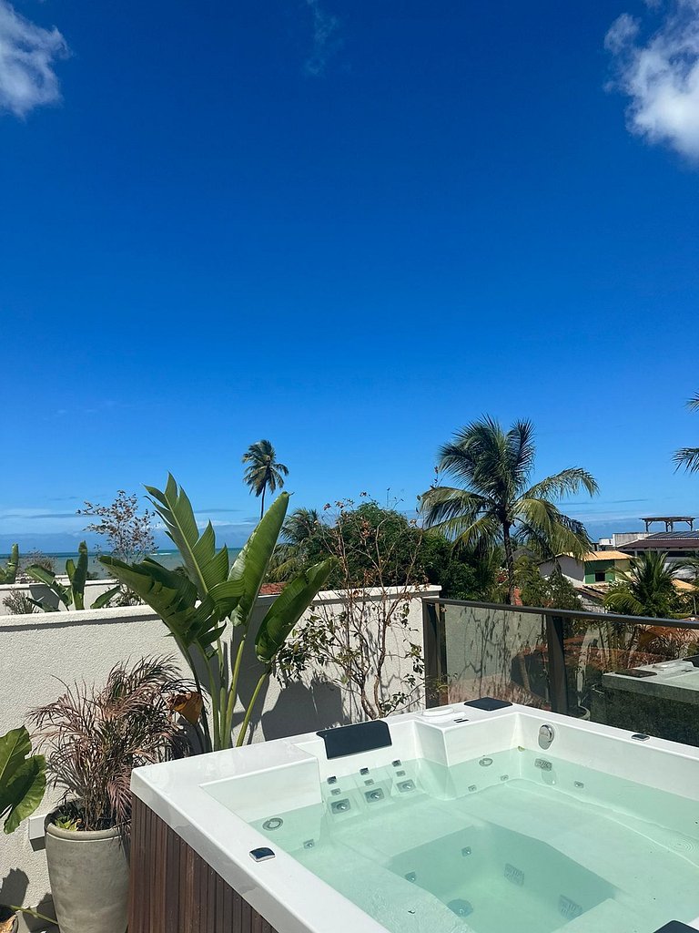 apartamento pé na areia da praia do do Maceió frente ao mar