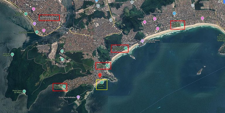 25C - Pé na Areia do Tombo, 1 Suite Master, Ar Cond, 2Wc, 1