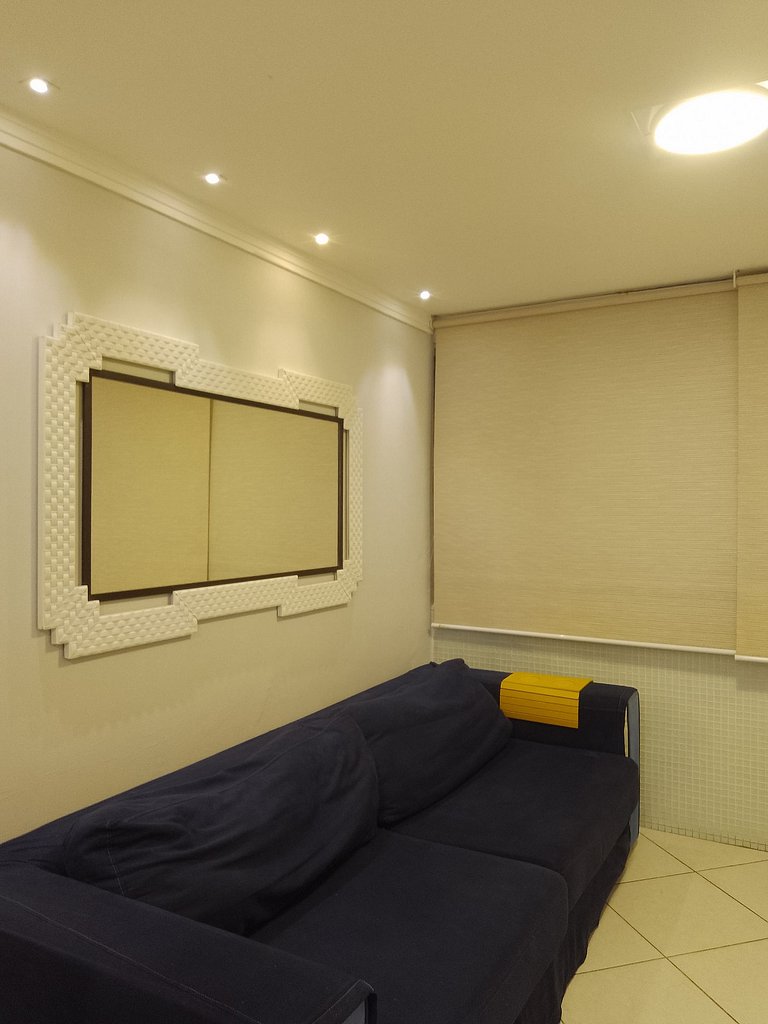 apartamento pé na areia da praia do tombo frente ao mar