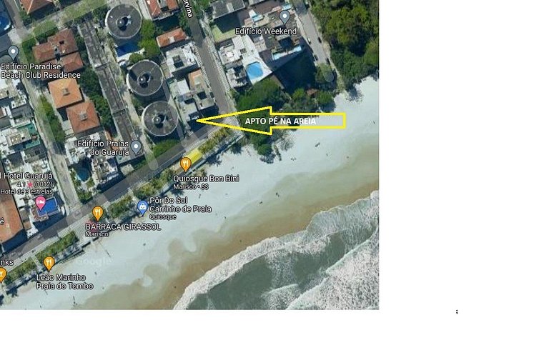 11A - Frente ao Mar, 2 QUARTOS, Sala e cozinha completa,1 ba