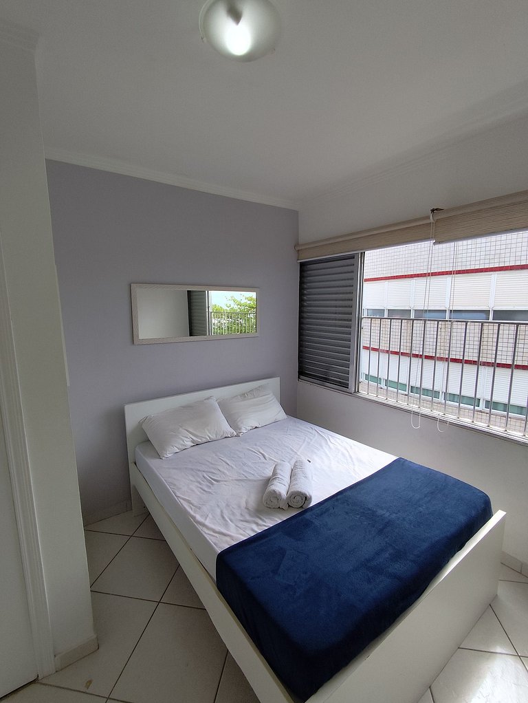 apartamento pé na areia da praia do tombo frente ao mar