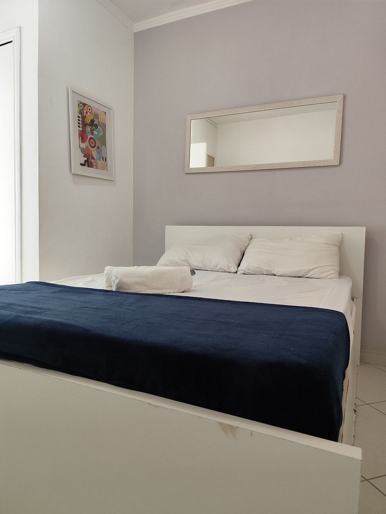 apartamento pé na areia da praia do tombo frente ao mar