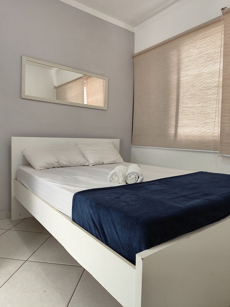 apartamento pé na areia da praia do tombo frente ao mar