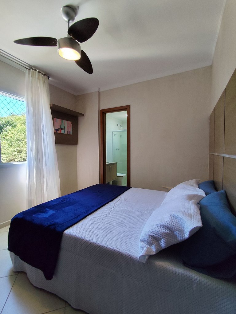 Apartamento pé na areia da praia das Astúrias Frente ao mar