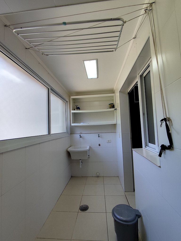 Apartamento pé na areia da praia das Astúrias Frente ao mar