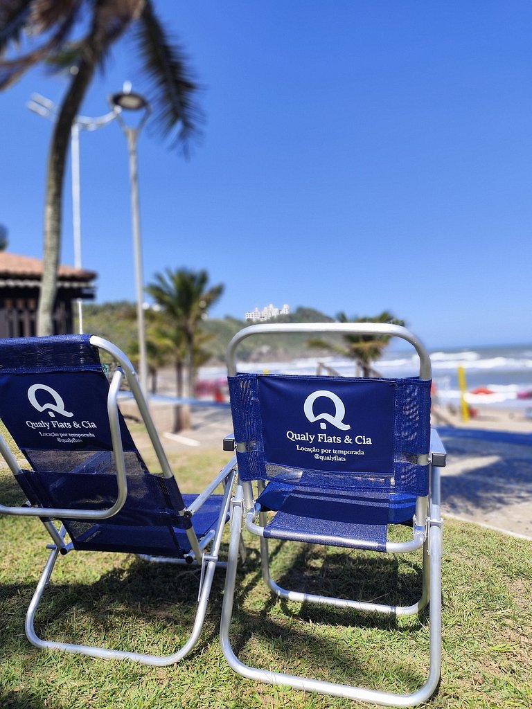 apto pé na areia praia do tombo frente ao mar bandeira azul