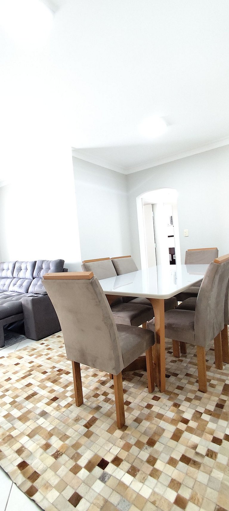 Apartamento pé na areia da praia das Astúrias Frente ao mar