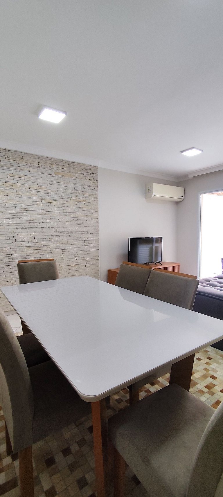 Apartamento pé na areia da praia das Astúrias Frente ao mar
