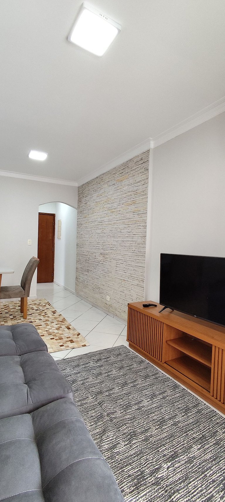 Apartamento pé na areia da praia das Astúrias Frente ao mar