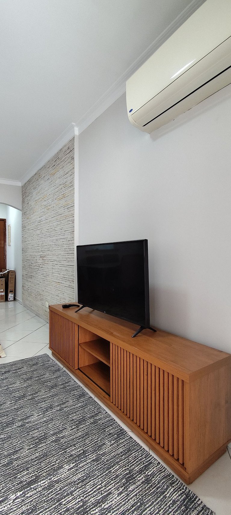 Apartamento pé na areia da praia das Astúrias Frente ao mar