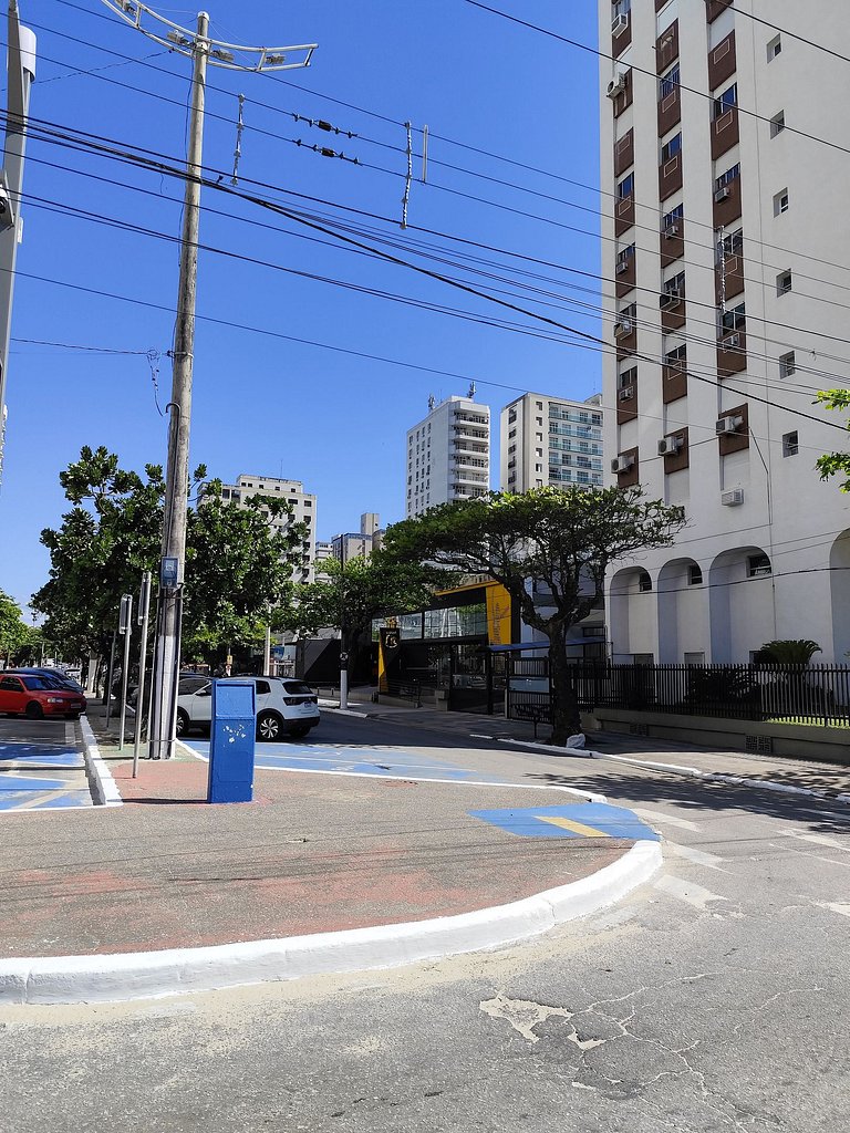 Apartamento pé na areia da praia das Astúrias Frente ao mar