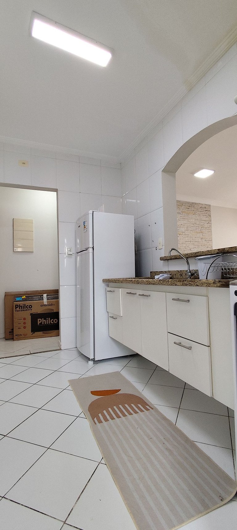 Apartamento pé na areia da praia das Astúrias Frente ao mar
