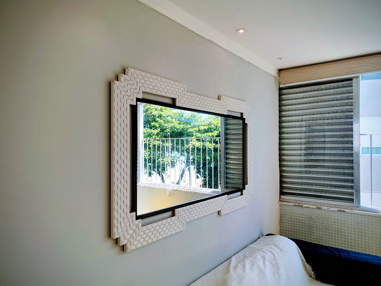 apartamento pé na areia da praia do tombo frente ao mar