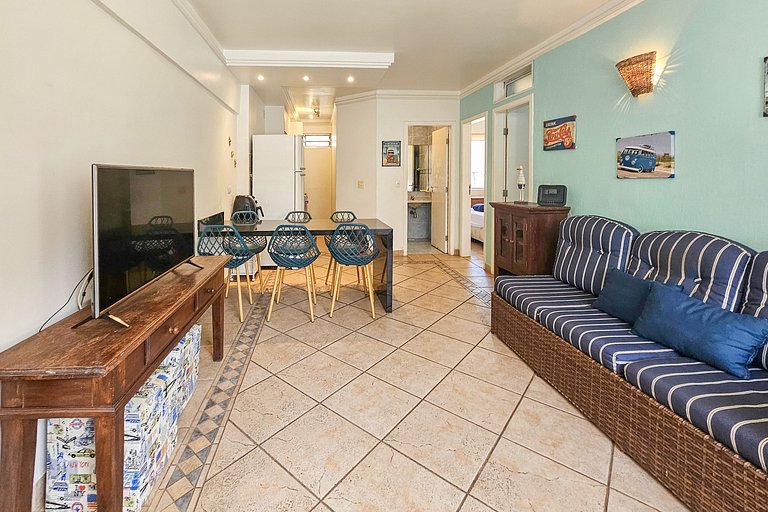 apto pé na areia praia do tombo frente ao mar bandeira azul