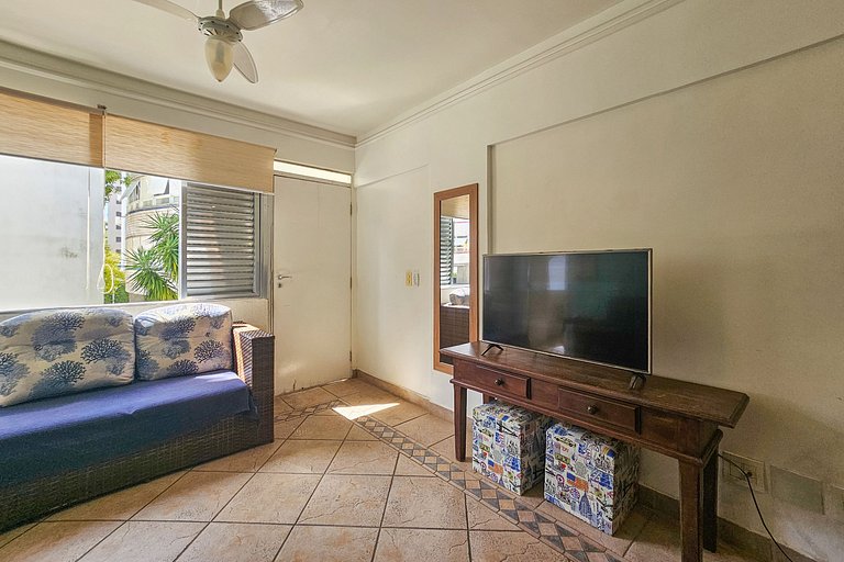 apto pé na areia praia do tombo frente ao mar bandeira azul