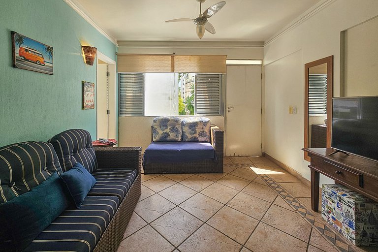 apto pé na areia praia do tombo frente ao mar bandeira azul