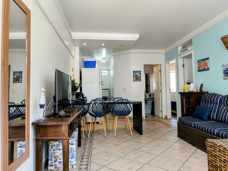 apto pé na areia praia do tombo frente ao mar bandeira azul