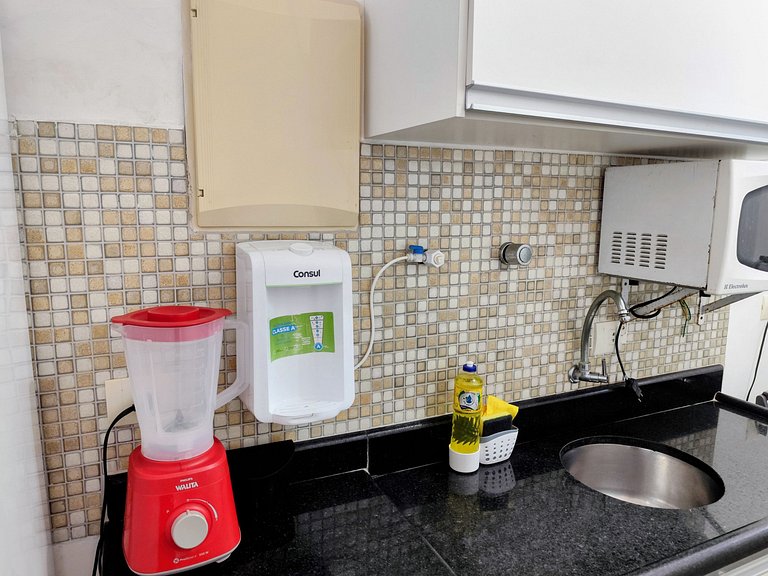 apto pé na areia praia do tombo frente ao mar bandeira azul