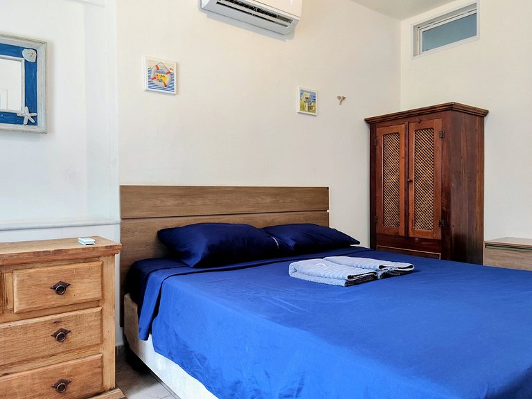 apto pé na areia praia do tombo frente ao mar bandeira azul