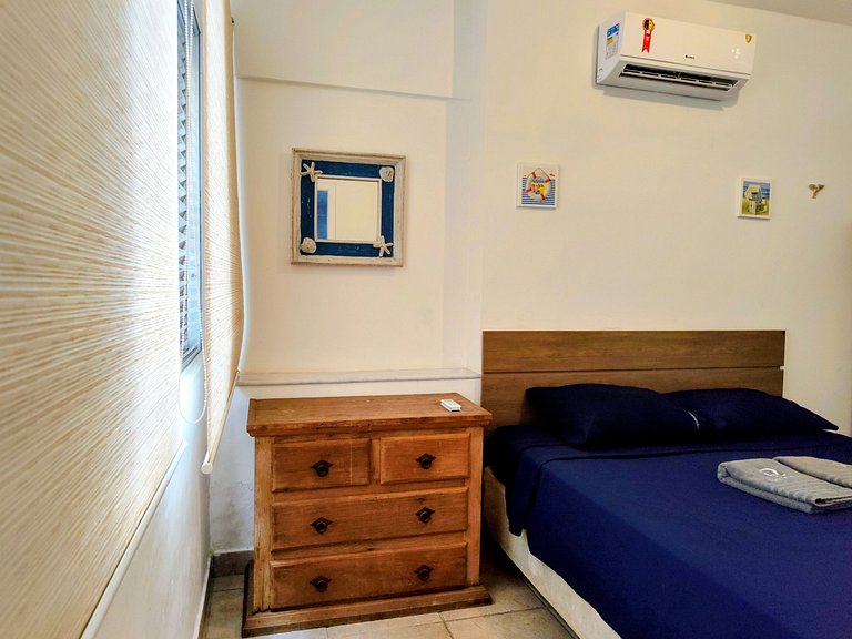 apto pé na areia praia do tombo frente ao mar bandeira azul