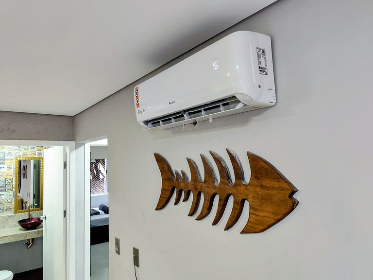 apto pé na areia praia do tombo frente ao mar bandeira azul