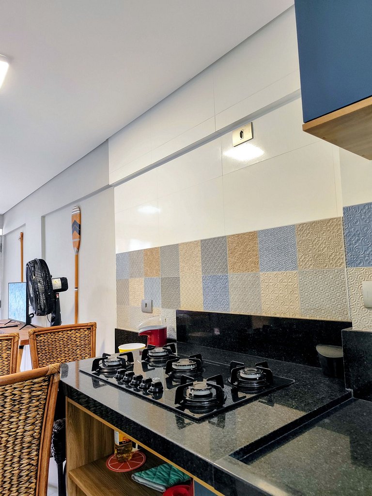 apto pé na areia praia do tombo frente ao mar bandeira azul