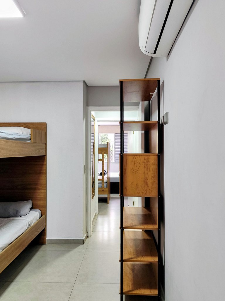 apto pé na areia praia do tombo frente ao mar bandeira azul