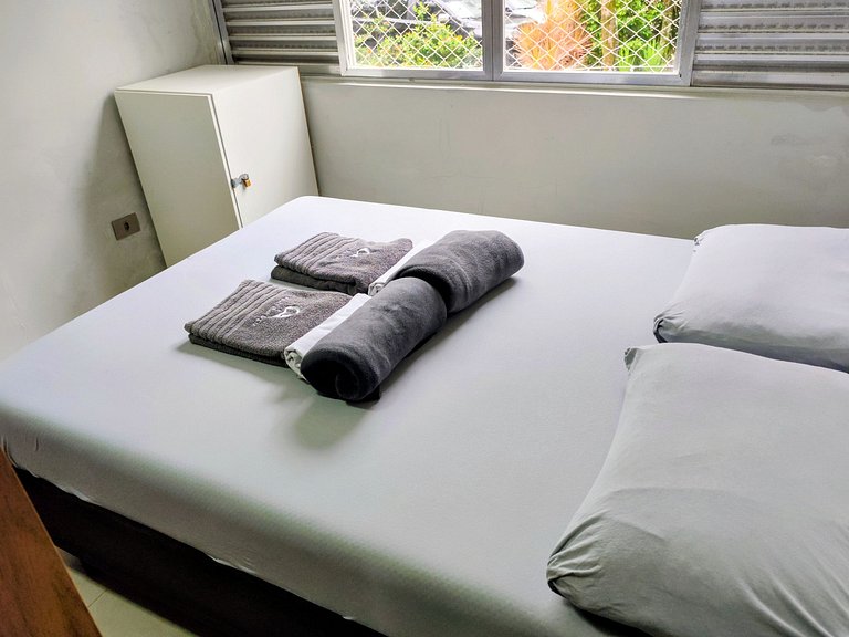 apto pé na areia praia do tombo frente ao mar bandeira azul