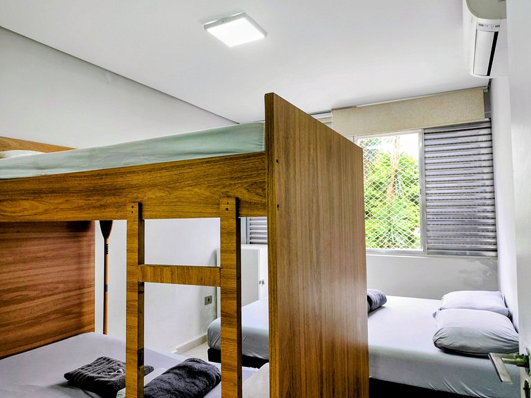 apto pé na areia praia do tombo frente ao mar bandeira azul