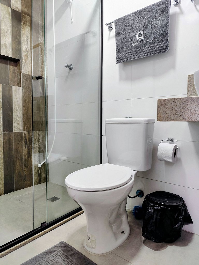 apto pé na areia praia do tombo frente ao mar bandeira azul