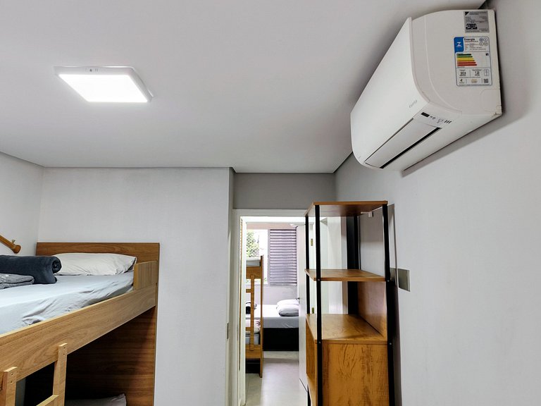 apto pé na areia praia do tombo frente ao mar bandeira azul