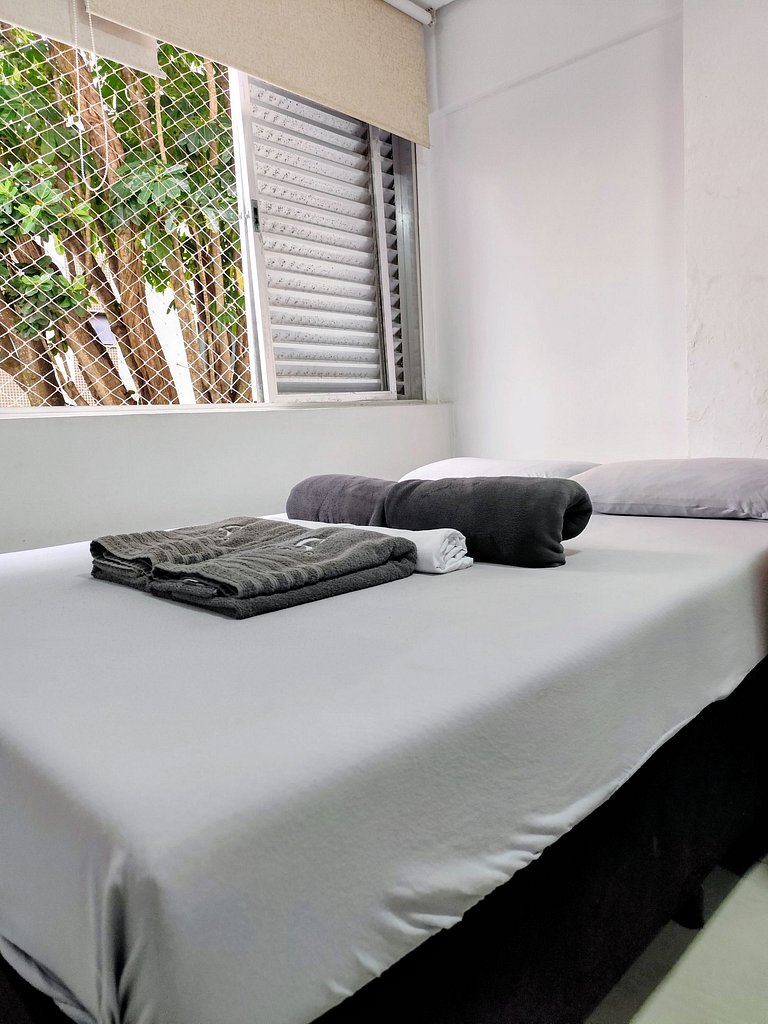 apto pé na areia praia do tombo frente ao mar bandeira azul