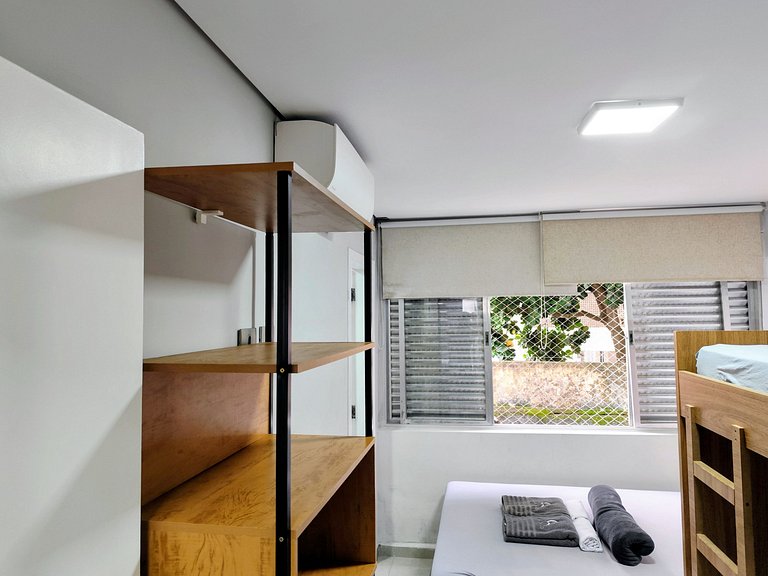 apto pé na areia praia do tombo frente ao mar bandeira azul