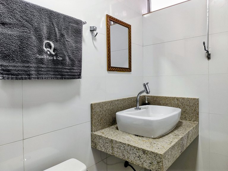 apto pé na areia praia do tombo frente ao mar bandeira azul