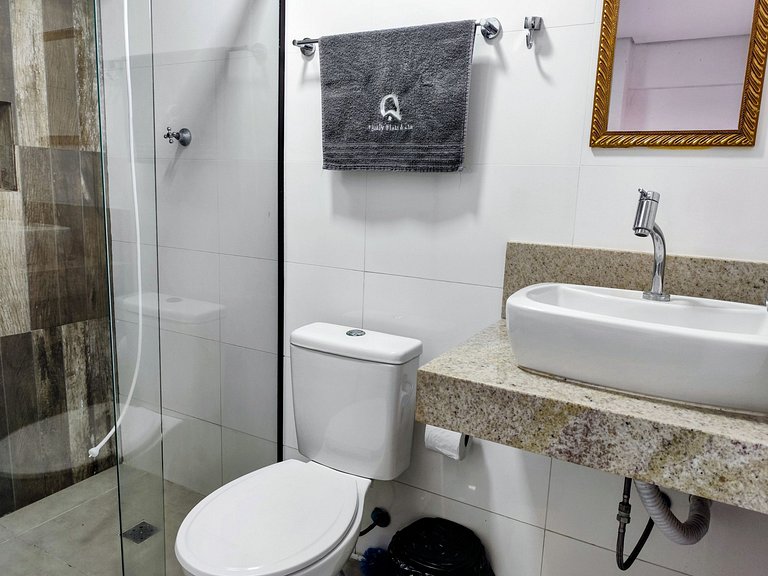 apto pé na areia praia do tombo frente ao mar bandeira azul