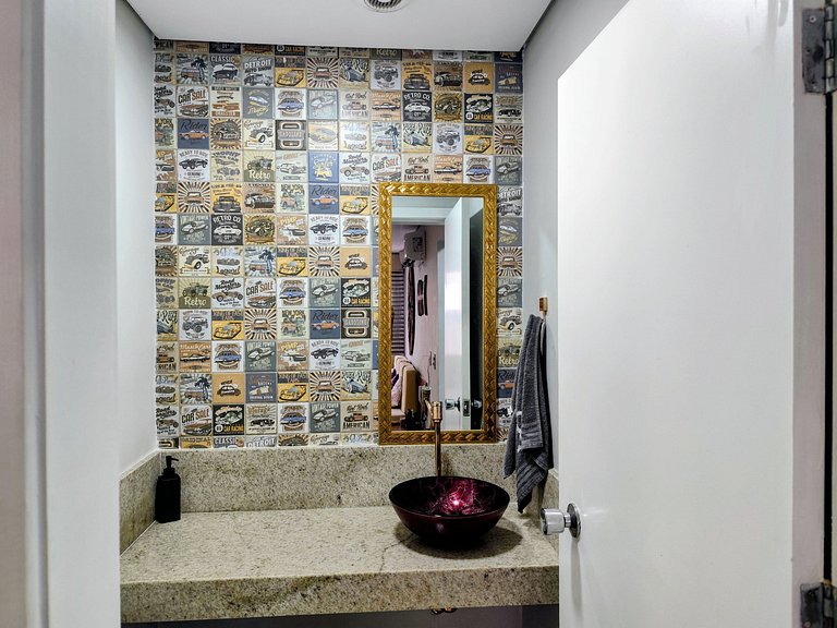 apto pé na areia praia do tombo frente ao mar bandeira azul