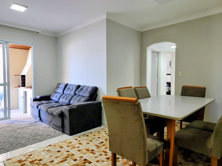 Apartamento pé na areia da praia das Astúrias Frente ao mar