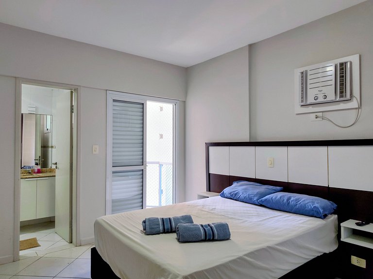 Apartamento pé na areia da praia das Astúrias Frente ao mar