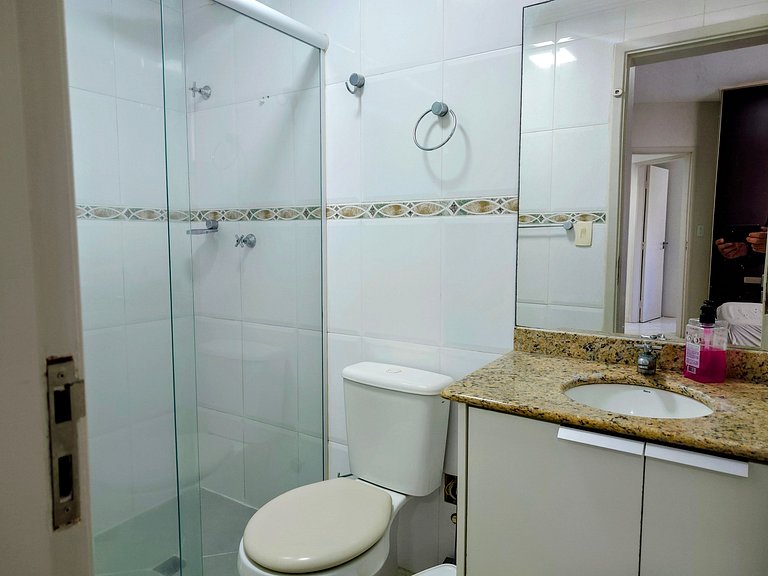 Apartamento pé na areia da praia das Astúrias Frente ao mar